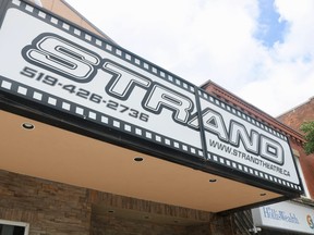 There is currently no clear timeline on the reopening of the Strand Theatre in Simcoe. Movie theatres are on the list of businesses allowed to reopen in Stage 3, which Norfolk County will be entering on Friday. (ASHLEY TAYLOR)
