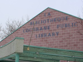 Cochrane Public Library working on opening to the public. TP