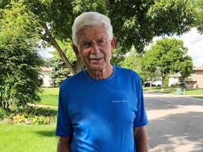 Local resident, Terry Fikowski was inspired to walk every street in Sherwood Park, including the industrial areas, when his gym was closed due to COVID-19. Photo Supplied