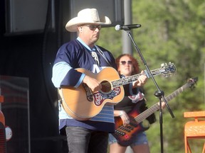 Canadian country musician Gord Bamford is currently on the road in support of his Drive-In For Metal Health tour. Above, Bamford plays at a cars-only concert at Evergreen Park on Friday, July 24, 2020. Presented by ATB, the drive-in concert series is in support of mental health charities across Alberta with the Grande Prairie event helping out the Canadian Mental Health Association Northwest Region.