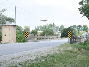 The bridge on Airport Line just north of County Road 83 will soon be replaced in a $2.4 million project.