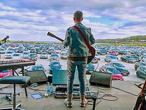 A drive-in concert held in Denmark in April 2020, one of the first events of its kind during the COVID-19
era. Consequence of Sound. (supplied photo)