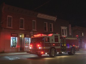 Police and fire officials are investigating after a body was found inside an apartment damaged by fire on Wednesday night in Hagersville.