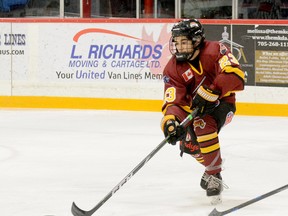 The Timmins Rock will welcome back forward Cameron Kosurko for his second season in the NOJHL. As a rookie in 2019-20, the Uxbridge native showed a great deal of promise at both end of the ice. Even though he was just 16 years old, coach Corey Beer entrusted him with a key checking assignment during the abbreviated East Division semi-final series against the Hearst Lumberjacks. THOMAS PERRY/THE DAILY PRESS/POSTMEDIA NETWORK