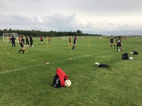 After months of delay due to COVID-19, the Sherwood Park District Soccer Association started its season on June 22 and will continue play until August 24. Photo Supplied