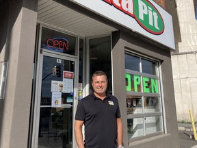 Nelson Lang, the co-founder of Pita Pit, was in Kingston this week to celebrate the company's 25th anniversary. (Peter Hendra/The Whig-Standard)