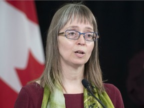 Alberta's chief medical officer of health Dr. Deena Hinshaw CHRIS SCHWARZ / Government of Alberta