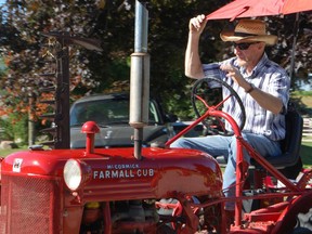 64 tractors lined the streets of Lucknow on Saturday, August 10, for the 7th annual tractor parade. Hannah MacLeod/Lucknow Sentinel