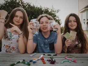 Sierra, Cole and Olivia Griffin, of Ripley, have been hard at work crafting handmade bracelets with their freetime during COVID. With the money raised they are hoping to purchase some new clothes while also supporting the Food Bank. So far they have raised $150 for the Food Bank.