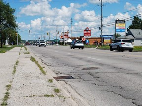 A stretch of 16th Street East that the city is planning to rehabilitate starting in early August. DENIS LANGLOIS/THE SUN TIMES