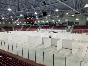 A pop-up isolation centre Bruce Power has provided to the Municipality of Leamington.