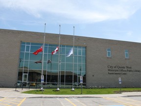 Quinte West city hall.
FILE PHOTO