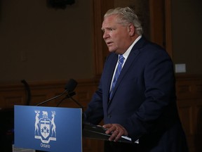 Ontario Premier Doug Ford announced Tuesday the provincial government is moving toward a complete reopening of the Ontario economy.
FILE