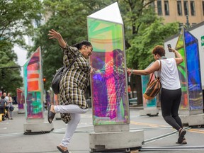 Prismatica, an illuminated art installation which has made appearances in Switzerland, England and Chicago. Prismatica will be in downtown Belleville starting Friday, July 17 through until August 16. The art attraction is part of the Al Fresco event in the city's core.
BRENT KELLY
