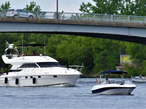 Boaters looking to beat the heat may find it a bit cooler out on the Bay of Quinte or on the Trent River (as pictured) but the current heatwave isn't expected to break anytime soon. Health offials in the region are asking residents to stay safe as the mercury remains far above the 30 C mark.
DEREK BALDWIN