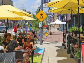 The patios and parklets installed in the Downtown District are starting to become more popular as Belleville entered Stage 3 of the province's COVID-19 pandemic reopening Friday.
TIM MEEKS