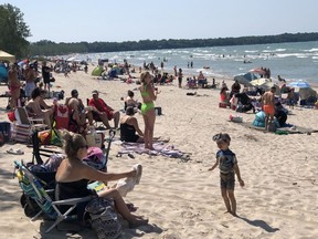 Food trucks have been chosen to operate at Wellington Rotary Beach, shown in July 2020. Residents may use the beach by obtaining free day passes; people without passes must each pay $10.