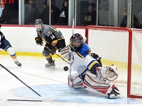 The Trenton Golden Hawks signed a top tier goaltender Thursday when they acquired 18-year-old William Nguyen of Ottawa. The former top goaltender award winner in the Eastern Ontario Junior B Hockey League with the Embrun Panthers will join Oliver Troop between the pipes with the Golden Hawks for the 2020-21 season.
SUBMITTED PHOTO