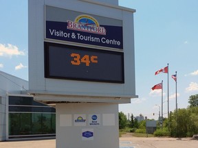 Humidity made Thursday's temperature feel more like 40C, as a heat warning was issued for Brantford and Brant County.