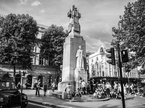 The Edith Cavell Memorial in London, England. Oli Scarff/Getty Images