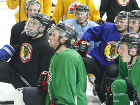 A Brockville Braves practice at the Memorial Centre last season. (FILE PHOTO)