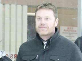 Andrew Dickson receives the CCHL2 Coach of the Year Award in March 2019 as bench boss of the Brockville Tikis. Dickson is the new head coach of the Athens Aeros, the Jr. B club has announced.
File photo/The Recorder and Times