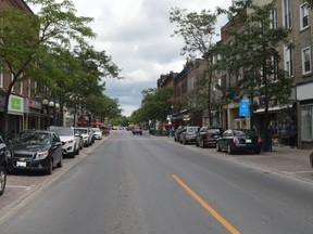 King Street in downtown Brockville will be closed to vehicular traffic for 12 hours every other Saturday beginning this weekend and continuing through October.
File photo