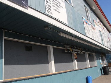 Closed concessions at Sunday's show.Photo on Sunday, July 12, 2020, in Cornwall, Ont. Todd Hambleton/Cornwall Standard-Freeholder/Postmedia Network