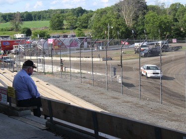 There was lots of elbow room for this spectator at Sunday's show.Photo on Sunday, July 12, 2020, in Cornwall, Ont. Todd Hambleton/Cornwall Standard-Freeholder/Postmedia Network