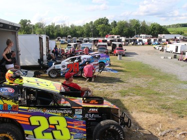 A section of what was a very busy pits area.Photo on Sunday, July 12, 2020, in Cornwall, Ont. Todd Hambleton/Cornwall Standard-Freeholder/Postmedia Network