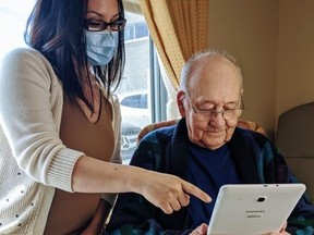 Virtual care technology can be a big help for seniors, when transitioning from hospital to home. Handout/Cornwall Standard-Freeholder/Postmedia Network

Handout Not For Resale