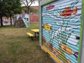 It could be considered a preview of much more to come, starting next Friday (Aug. 24). The pop-up containers in downtown Cornwall will be along the route for many, when the 2020 version of the Cornwall Art Walk gets underway. Photo on Thursday, July 16, 2020, in Cornwall, Ont. Todd Hambleton/Cornwall Standard-Freeholder/Postmedia Network