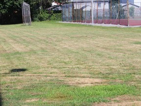 It's been a struggle for green grass this summer, including near the tennis courts at Kinsmen Park, during drought conditions in the region. Photo on Tuesday, July 28, 2020, in Cornwall, Ont. Todd Hambleton/Cornwall Standard-Freeholder/Postmedia Network