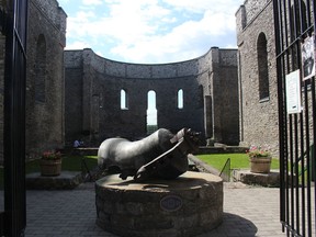 The gates are open, at the  Ruins in St. Raphael's. Photo on Thursday, July 30, 2020, in St. Raphael's, Ont. Todd Hambleton/Cornwall Standard-Freeholder/Postmedia Network