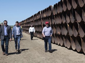 Premier Jason Kenney announced, in Oyen, Alberta on Friday, July 3, 2020, that after more than a decade of planning and perseverance, shovels are in the ground on the Alberta segment of the Keystone XL pipeline. Chris Schwarz/Government of Alberta