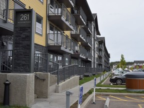 The Siltstone Place complex, built and managed by Wood Buffalo Housing and Development Corporation on Friday September 2, 2016. Cullen Bird/Fort McMurray Today/Postmedia Network