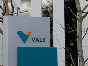 The headquarters of of mining company Vale SA is pictured.