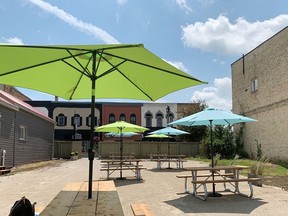 A new park in downtown Walkerton has opened for shoppers and local businesses between Walker's Landing and the ReMax office that will be open from 9 a.m. to 9 p.m. daily, with social distancing protocols in place. It offers a hand-washing station, portable toilet and six picnic tables, including one that is wheelchair accessible.