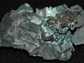 Galena sample from Frontenac Draper Lake Lead Mine. (James St. John/Wikimedia Commons)
