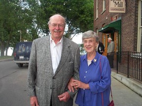 Peter Aykroyd and his wife, Lorraine, in an undated file photo.