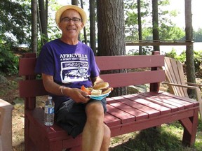 Clarence Hale, 61, at a parish picnic in Sugust 2019, died Saturday after the canoe he was fishing in with his wife capsized, near Bob's Lake in South Frontenac. (Supplied Photo)