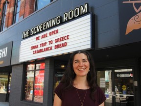 Wendy Hout, proprietor of The Screening Room, in Kingston, Ont., on Friday, July 31, 2020.