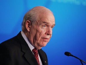 Former Canadian ambassador to the United States Derek Burney in a 2008 photo. National Post file photo.