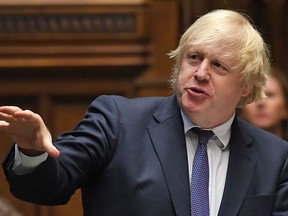 Britain's Prime Minister Boris Johnson shamelessly played on the paranoia of certain segments of the British electorate during the Brexit campaign. He managed to win a thin majority in the Brexit referendum and three years later a majority in the House of Commons. (Jessica Taylor/Getty Images)