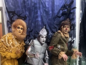 LaSalle Theatre Company members Rylan Thomas, Joseph Brohm and Jack Wooldridge are just three of the actors who will be presenting the Wizard of Oz at the Trinity United Church.