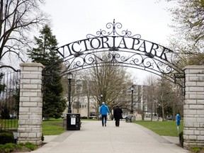 Victoria Park in London. (Derek Ruttan/The London Free Press)