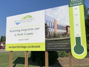 West Perth Village reconstruction project is getting closer to starting at the site of the Ritz Lutheran Villa. An online auction is the latest fundraiser that's ongoing this week. ANDY BADER/MITCHELL ADVOCATE