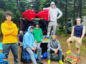 The Canoe4Covid team left Wabakimi Provincial Park, 240 kilometres north of Thunder Bay, with one tent and two canoes to embark on an epic 60-day canoe trip across Ontario to raise money for Food Banks Canada.  Supplied Photo