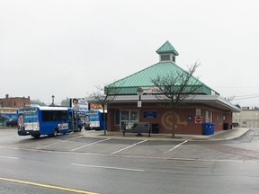 The Owen Sound Transit terminal on 3rd Avenue East is seen in this file photo.