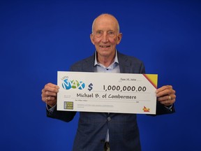 Michael Butt of Combermere won a $1 million MAXMILLIONS prize in the April 7, 2020 LOTTO MAX draw. Submitted photo